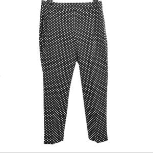CHATHAM | TALBOTS | Black with Polka Dots | Capris